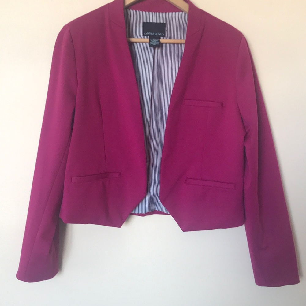 Cynthia Rowley Pink Blazer